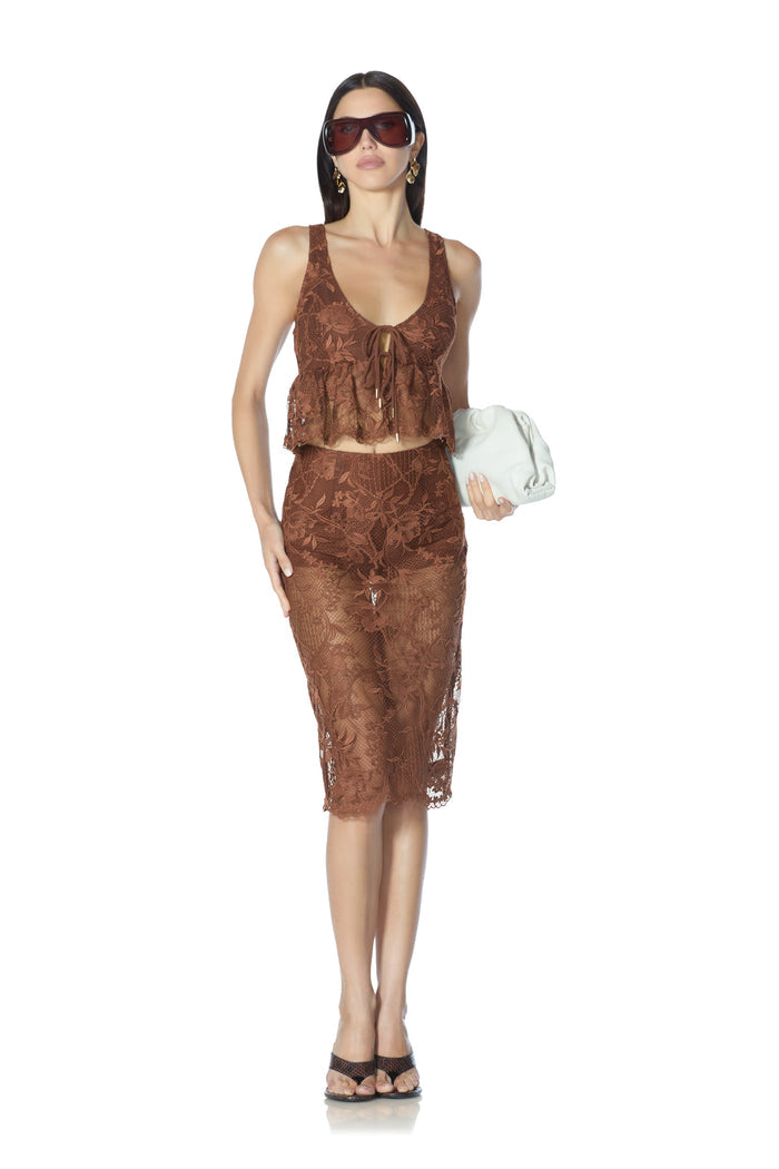 Novie Skirt - Cappuccino