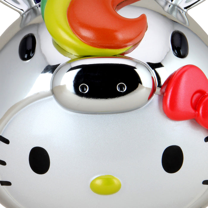 Sanrio Hello Kitty Unicorn 8-inch vinyl art figure, NYCC 2020 exclusive chrome edition, limited to 250 pieces.