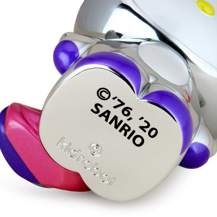 Sanrio Hello Kitty Unicorn 8-inch vinyl art figure, NYCC exclusive chrome edition, limited to 250 pieces.