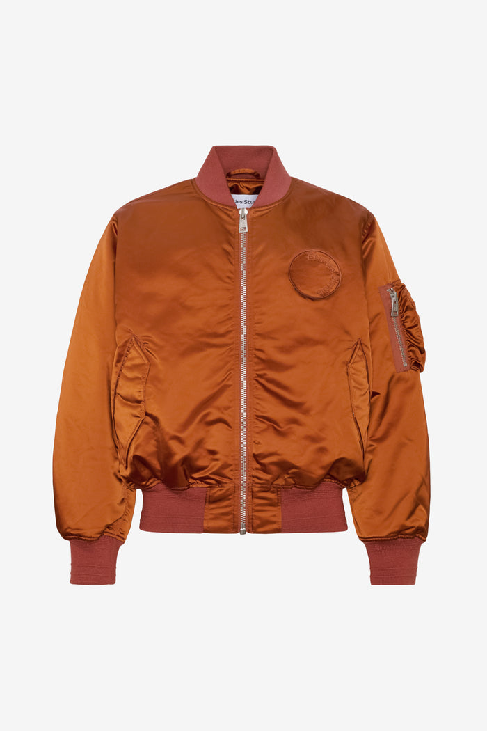 ETUDES STUDIO NYLON BOMBER JACKET CAMEL 1