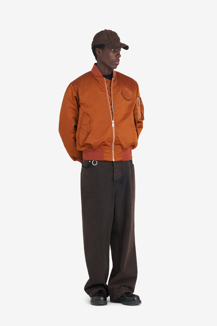 ETUDES STUDIO NYLON BOMBER JACKET CAMEL 4
