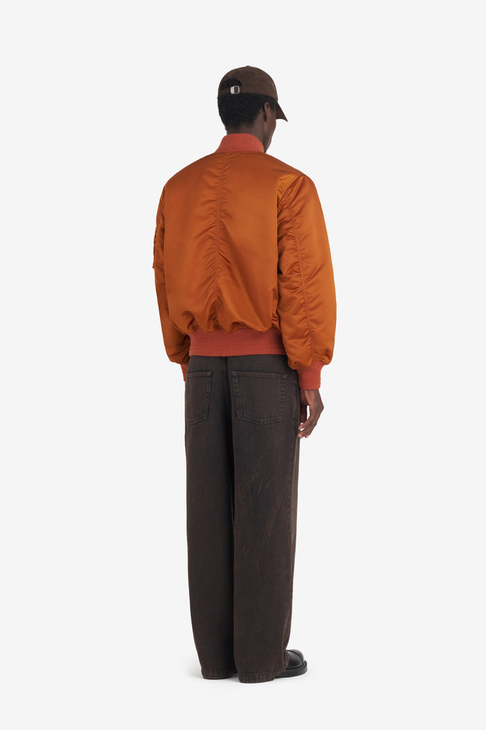 ETUDES STUDIO NYLON BOMBER JACKET CAMEL 5