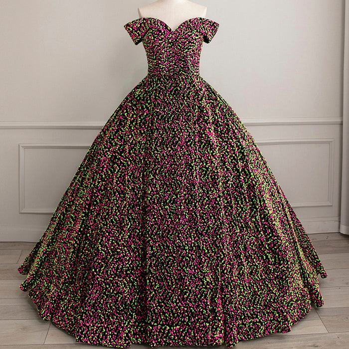 Fuchsia and Green / 2