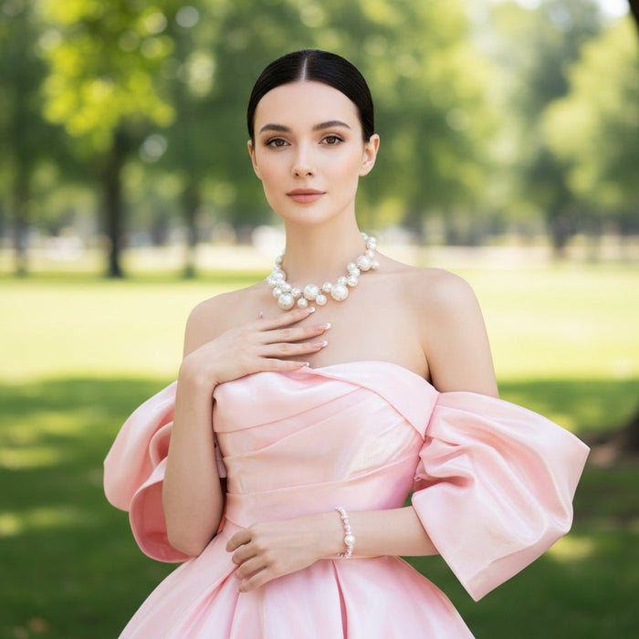 Off the Shoulder Womens Pink Cocktail & Party Dresses - Rosymae