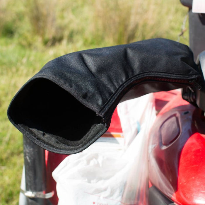 Oilskin Fur Lined ATV Mitts