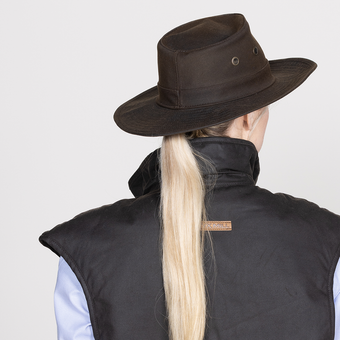 Oilskin Wide Brimmed Hat