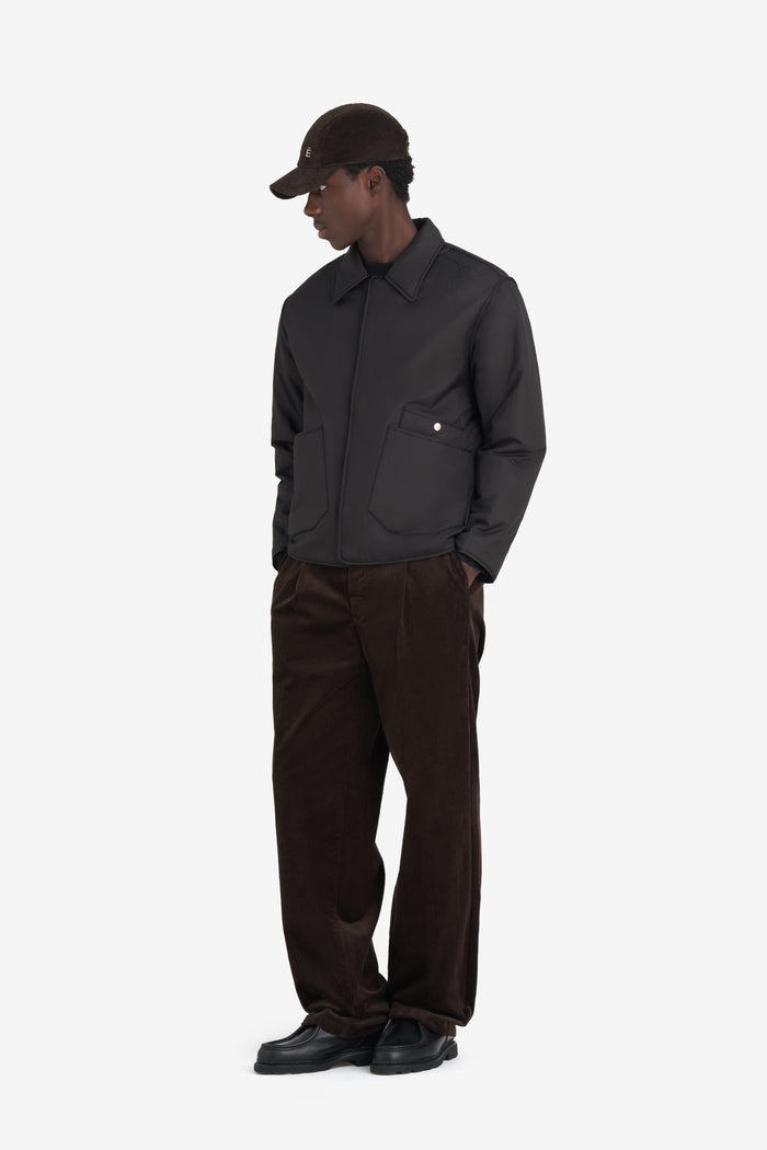 ETUDES STUDIO PADDED SNAP JACKET BLACK 4