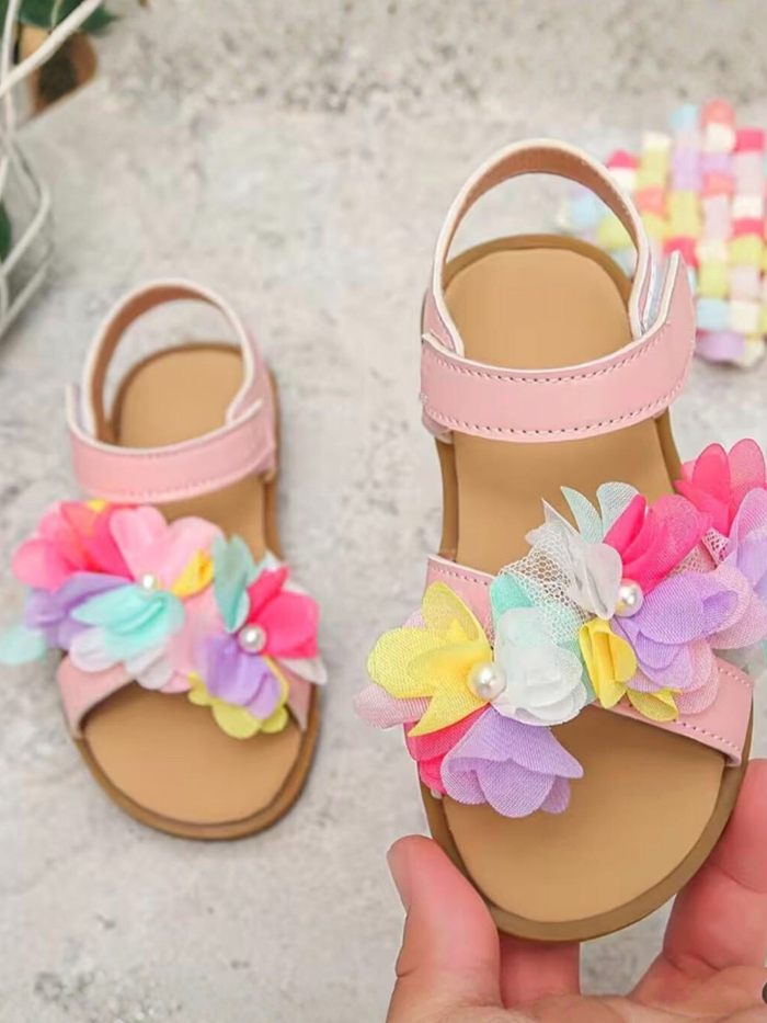 Pastel Petals Bloom Sandals