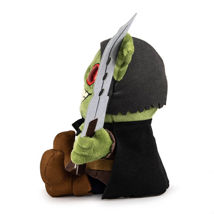 Pathfinder Goblin 7-inch Phunny Plush by Kidrobot featuring a soft, cuddly green goblin character with detailed facial features.