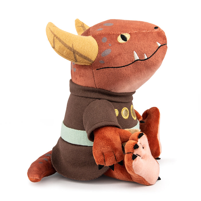 Pathfinder Kobold 8-inch Phunny plush toy by Kidrobot, featuring soft fabric and detailed design of a cute, colorful kobold character.