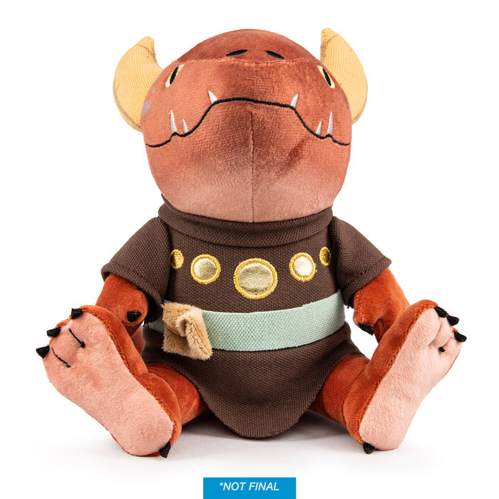 Pathfinder Kobold 8-inch Phunny Plush by Kidrobot showing a soft, colorful plush toy with detailed kobold features and a friendly expression.