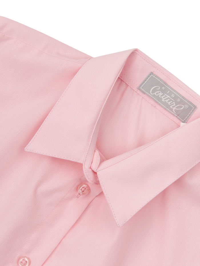 Pink Collared Dress Shirt by Kids Couture Mia Belle Girls