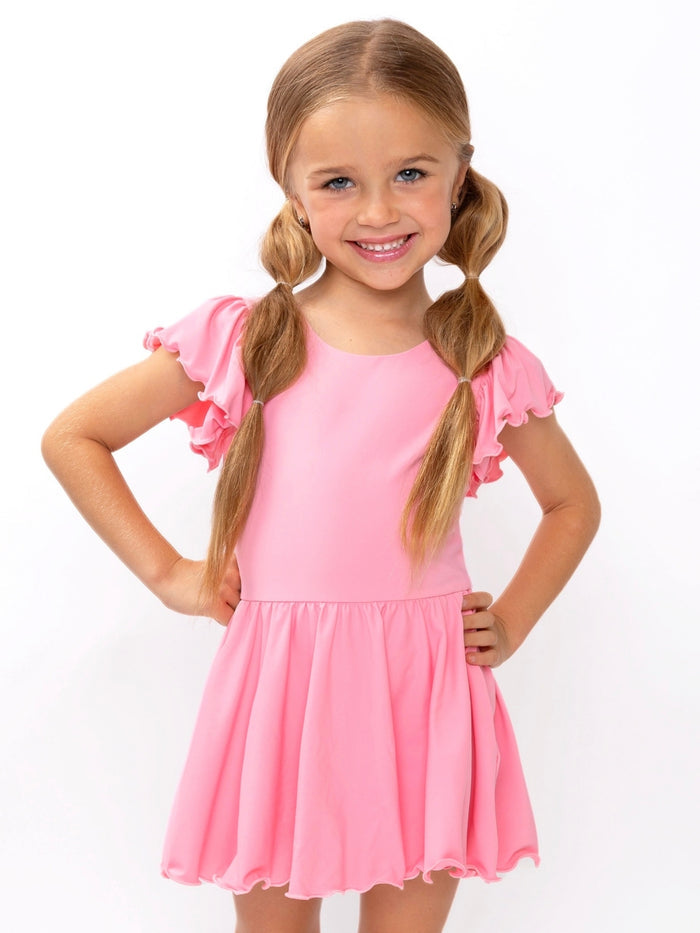Girls casual activewear dress for dance and tennis