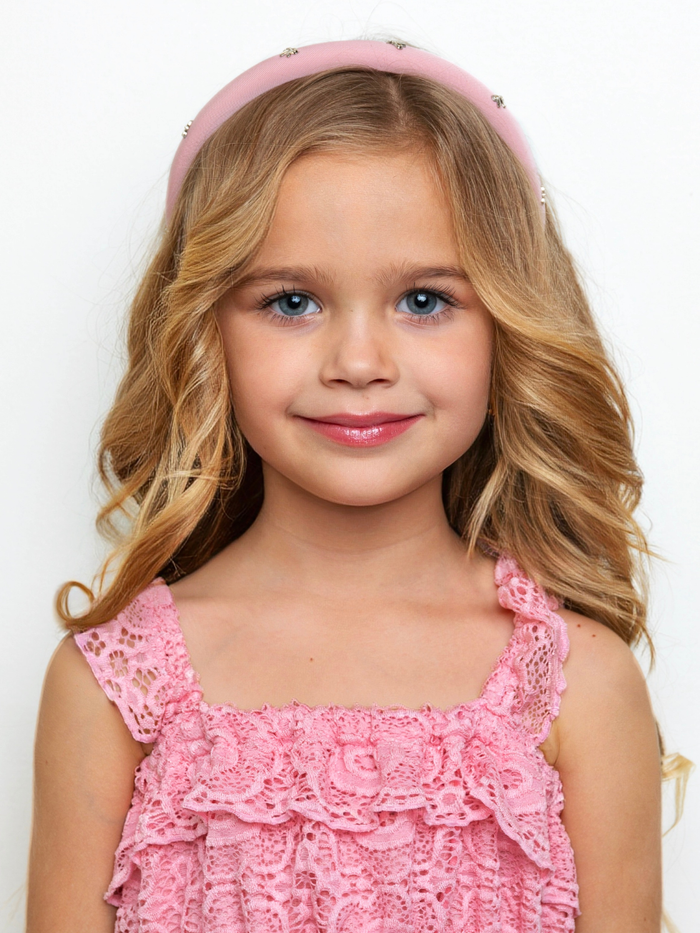 Pink Shine Bow Sparkle Headband Mia Belle Girls