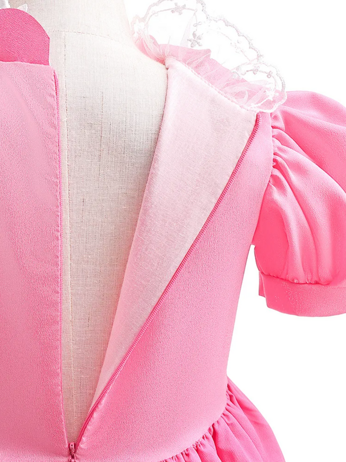 Girls Enchanting Peach Inspired Costume Gown Mia Belle Girls