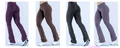 PIU Flares - Cross Over Waistband - (10 colours)