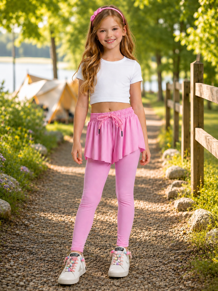 Play All Day 2-in-1 Butterfly Shorts with Leggings