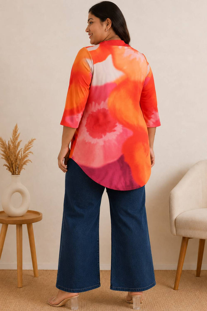 Plus Size Floral Top