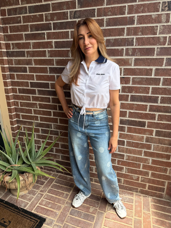 Polka Dot Jeans