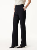 OGLmove Ponte High-Rise Slim Flared Pants with Pockets