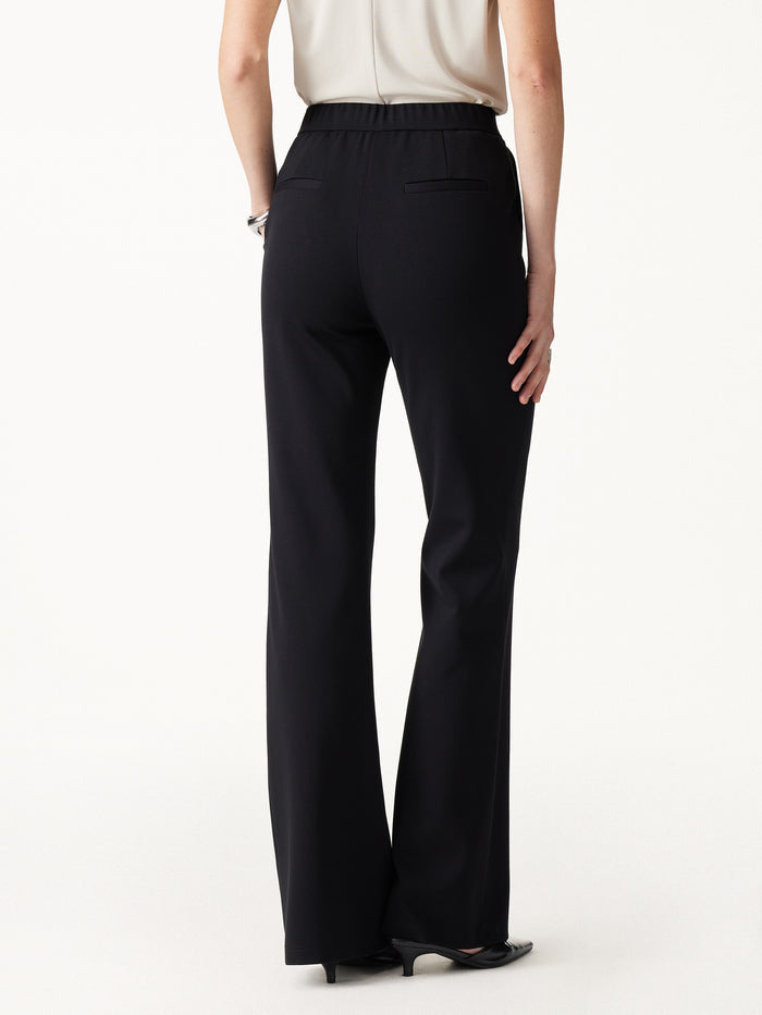 OGLmove Ponte High-Rise Slim Flared Pants with Pockets