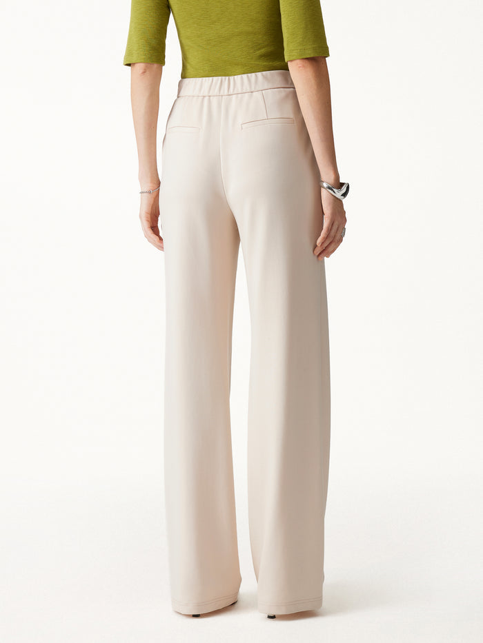 OGLmove Ponte High-Rise Wide-Leg Pants with Pockets