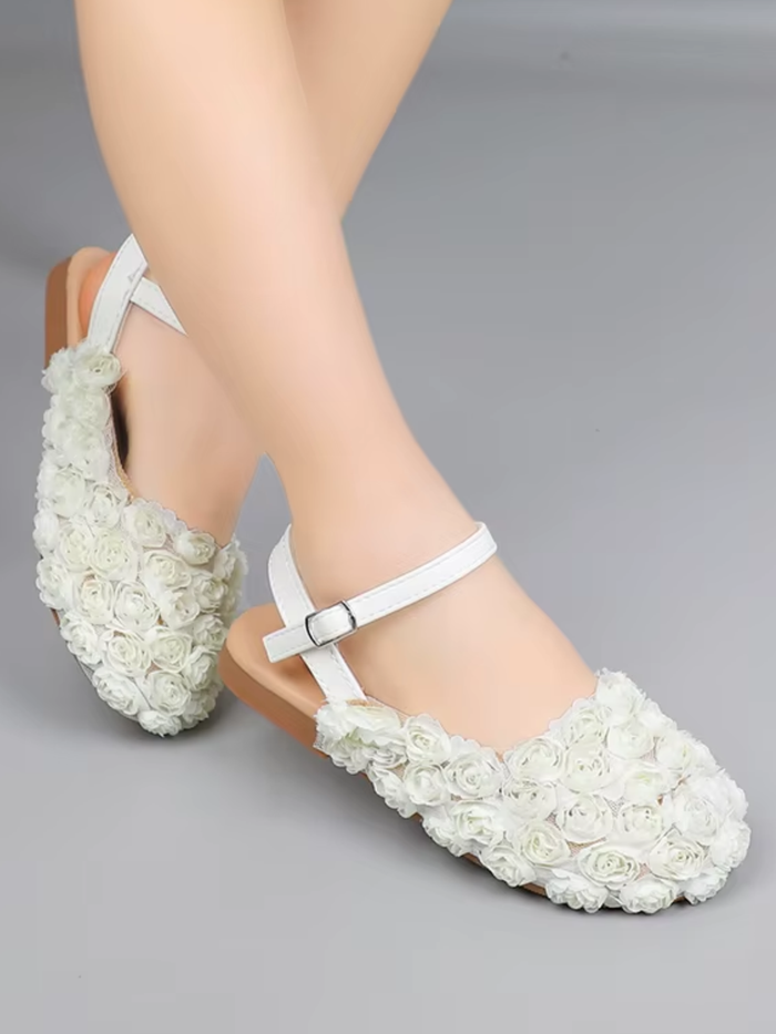 toddler girl dress shoes lace detail elegant baby flats