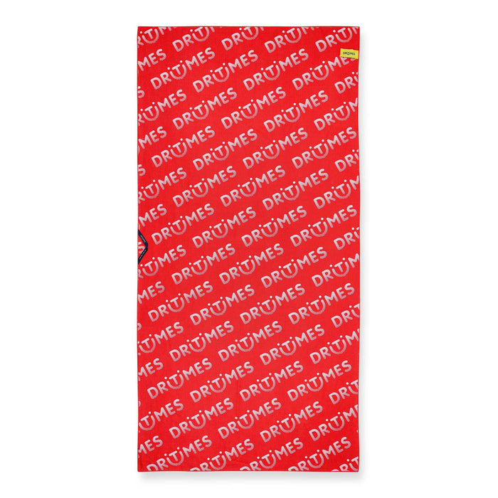 Red Stripe Beach Towel