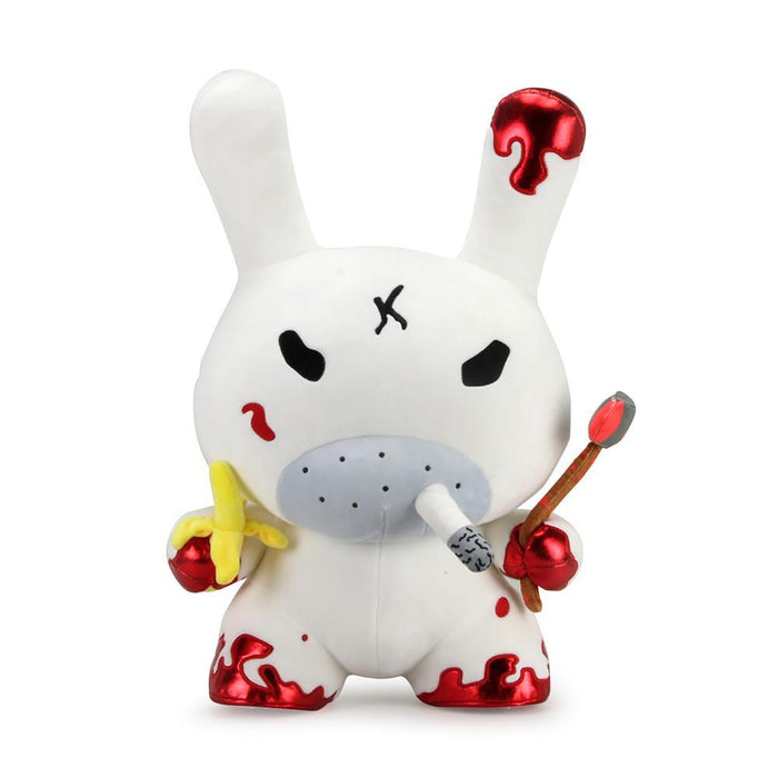 Redrum 20-inch Plush Dunny by Kidrobot, featuring a soft, colorful plush toy with a unique cartoonish design.
