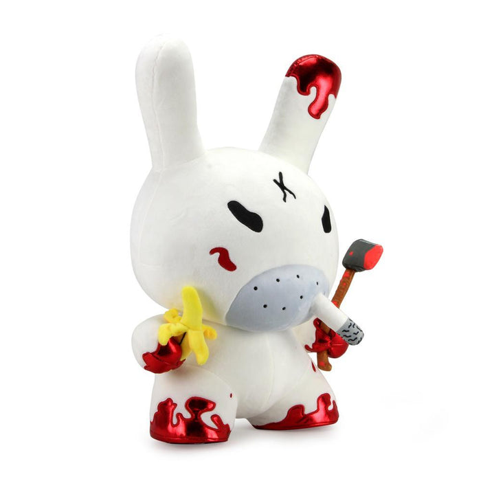 Redrum 20-inch plush Dunny by Kidrobot featuring a soft, colorful plush figure with distinctive design elements.