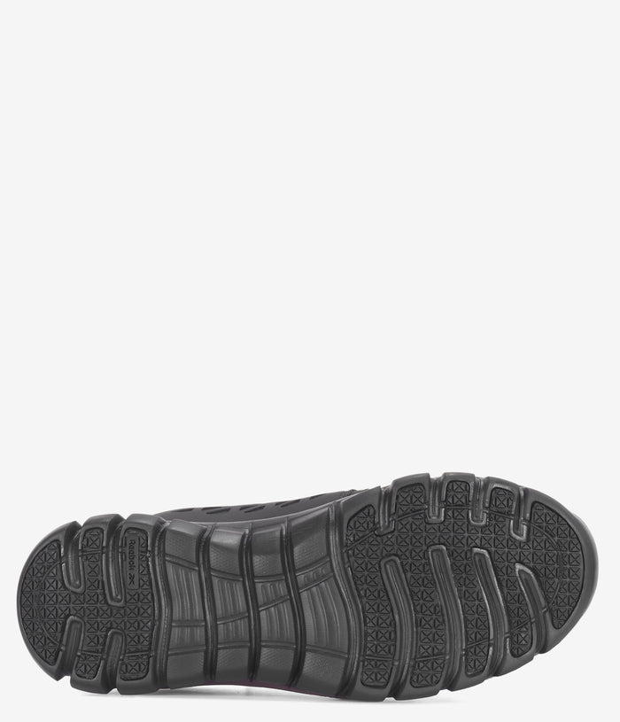 Reebok Sublite Exofuse Composite Safety Toe ESD Work Shoe - Black/Plum