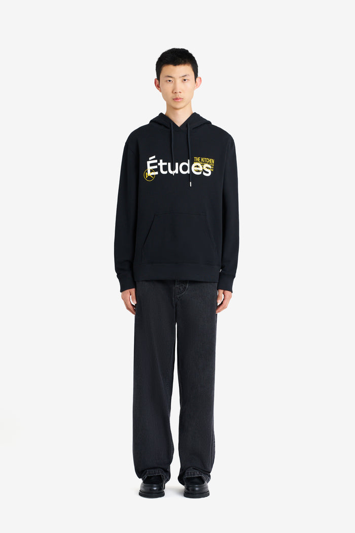 ÉTUDES REGULAR HOODIE TK BLACK 2