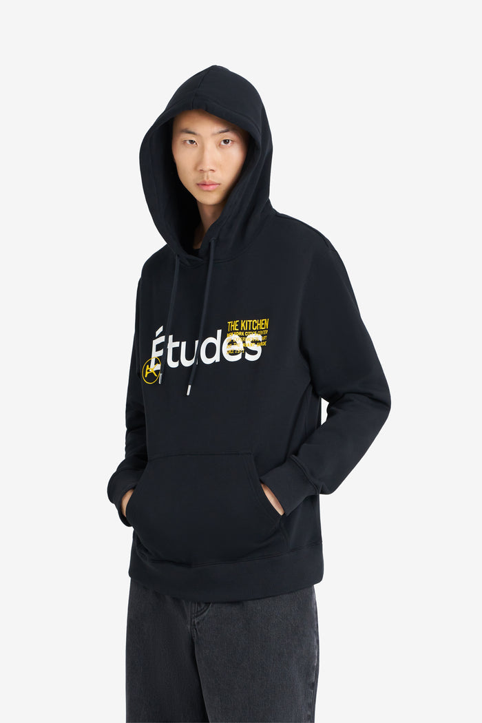 ÉTUDES REGULAR HOODIE TK BLACK 3