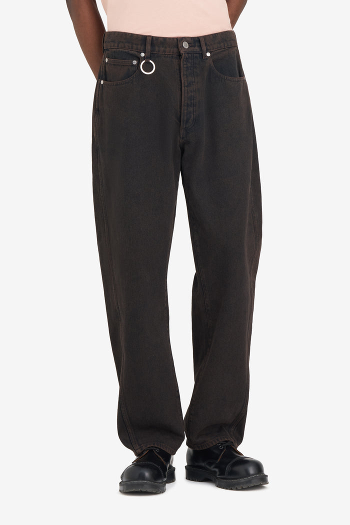 ETUDES STUDIO REGULAR JEANS TWIST DARK BROWN 2