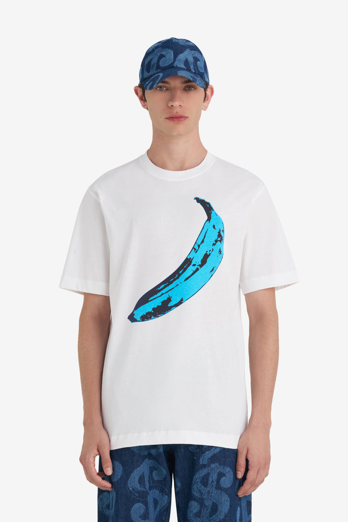 REGULAR T-SHIRT BANANA ANDY WARHOL XXS / WHITE