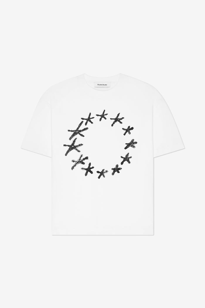 ETUDES STUDIO RELAX T-SHIRT STARS WHITE 1