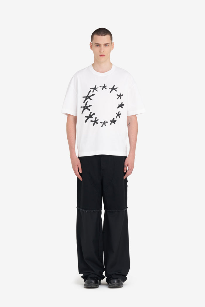 ETUDES STUDIO RELAX T-SHIRT STARS WHITE 3