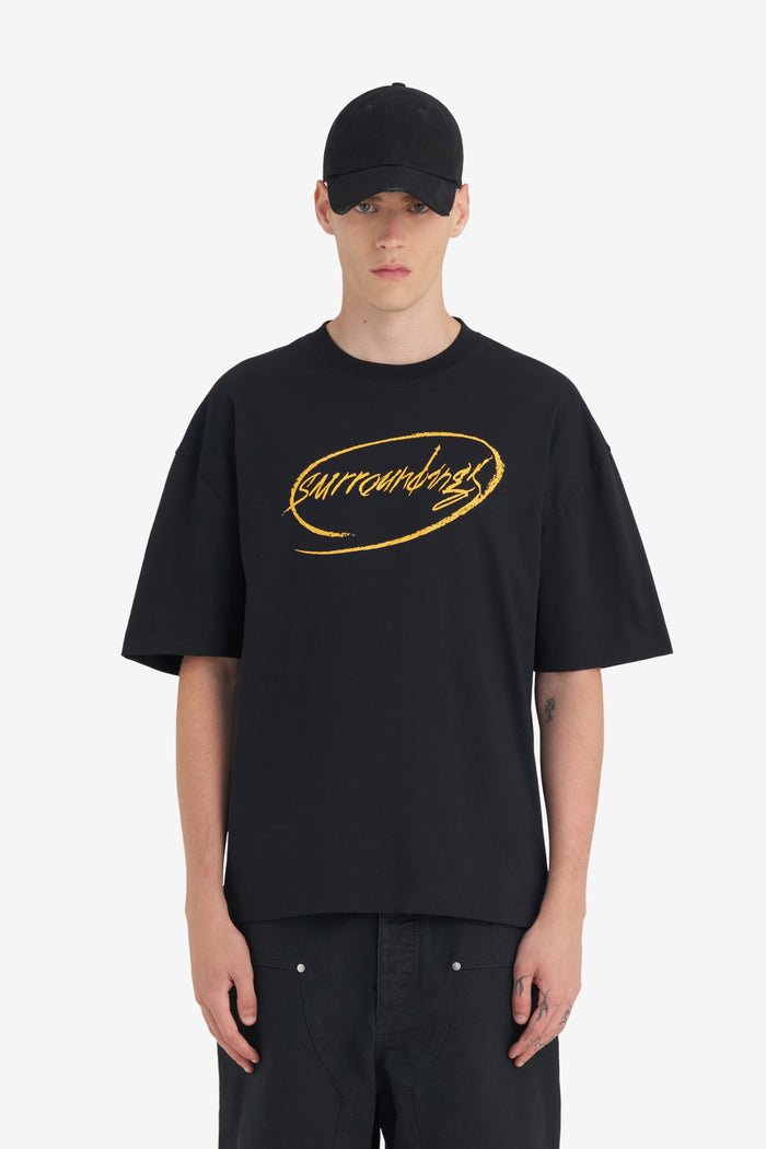 RELAX T-SHIRT SURROUNDINGS XXS / BLACK