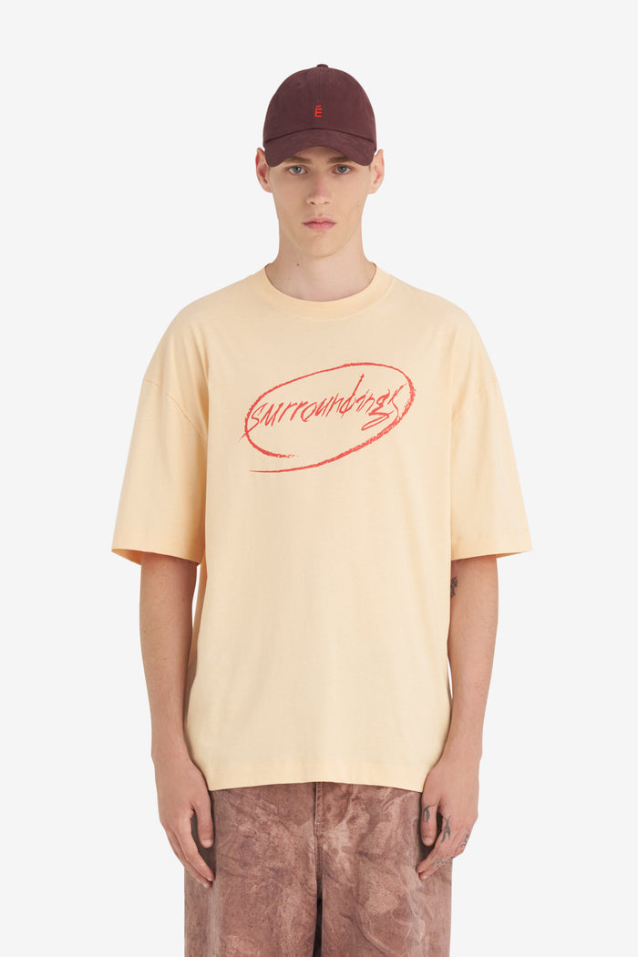 RELAX T-SHIRT SURROUNDINGS XXS / APRICOT