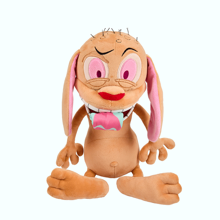 Ren & Stimpy Show HugMe Shake-Action Plush of Ren, soft and cuddly toy featuring Ren in a playful pose.