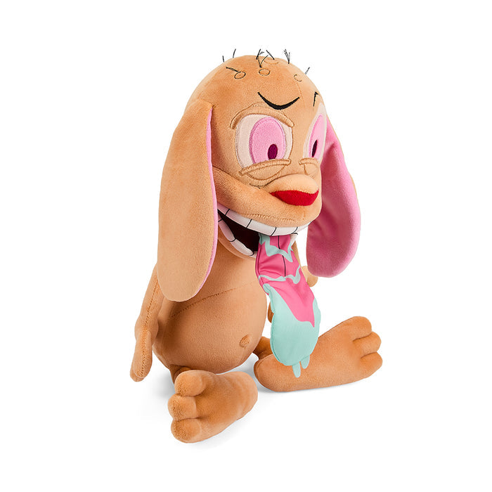 16-inch Ren & Stimpy HugMe Shake-Action plush featuring Ren from The Ren & Stimpy Show, soft and cuddly with detailed character design.