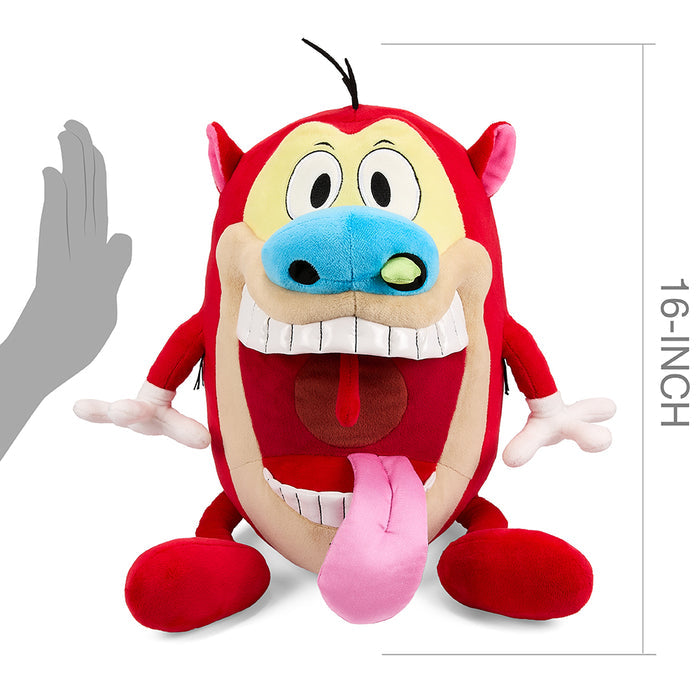 Stimpy plush from The Ren & Stimpy Show HugMe Shake-Action collection featuring soft, detailed plush toy of Stimpy character.