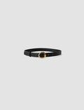 Black Rene Leather Belt - Joseph