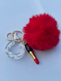 Resin Initial Keychains