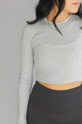 Ribbed Crew *Cropped