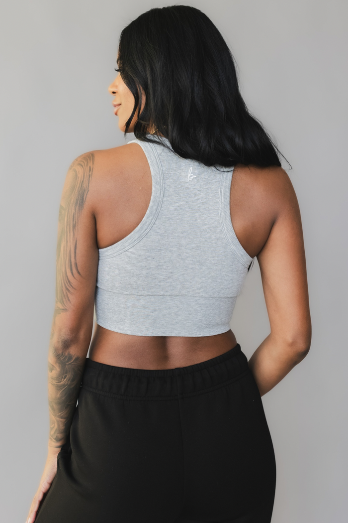 Ribbed Crop *Built in Bra
