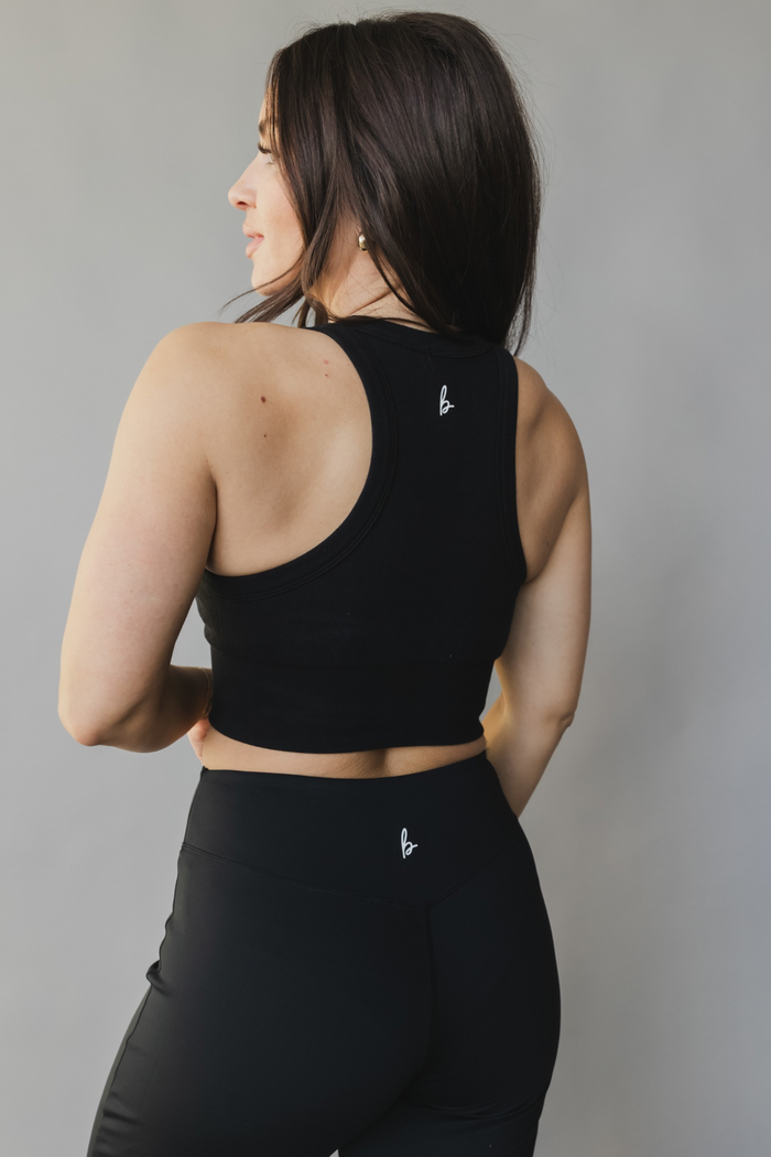 Ribbed Crop *Built in Bra