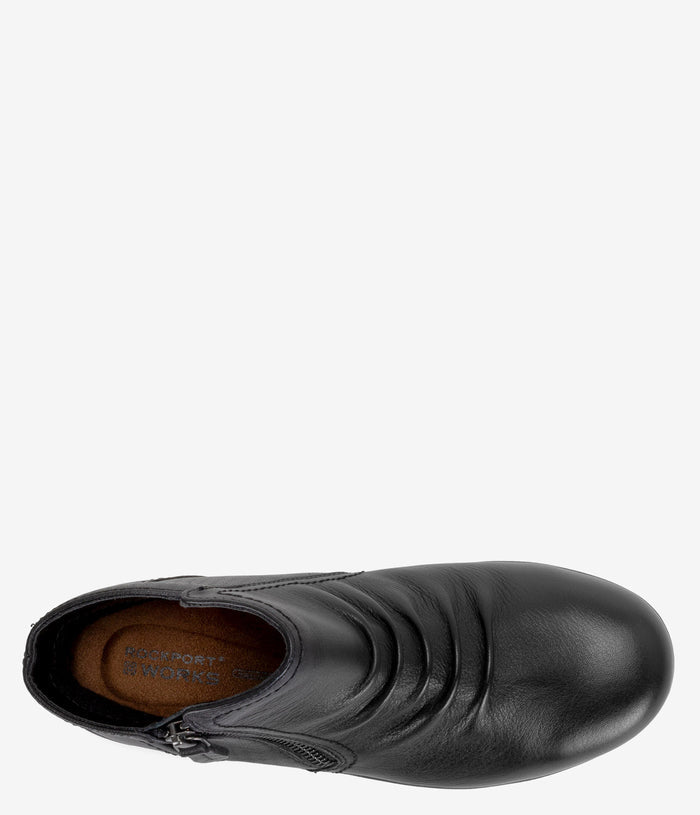 Rockport Works Daisey Alloy Safety Toe Boot - Black