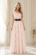 Romantic Ruffle Maxi Dress - Serenity