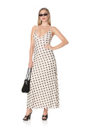 Romy Dress - Antique Creme Dot